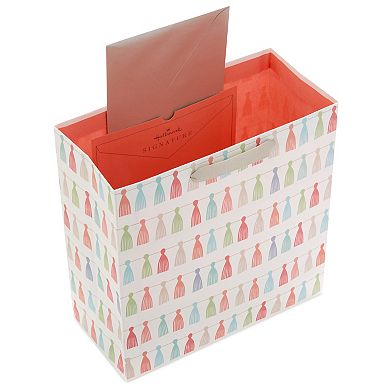 Hallmark Signature Studio Rainbow Tassels 10-in. Large Gift Bag with Tissue Paper