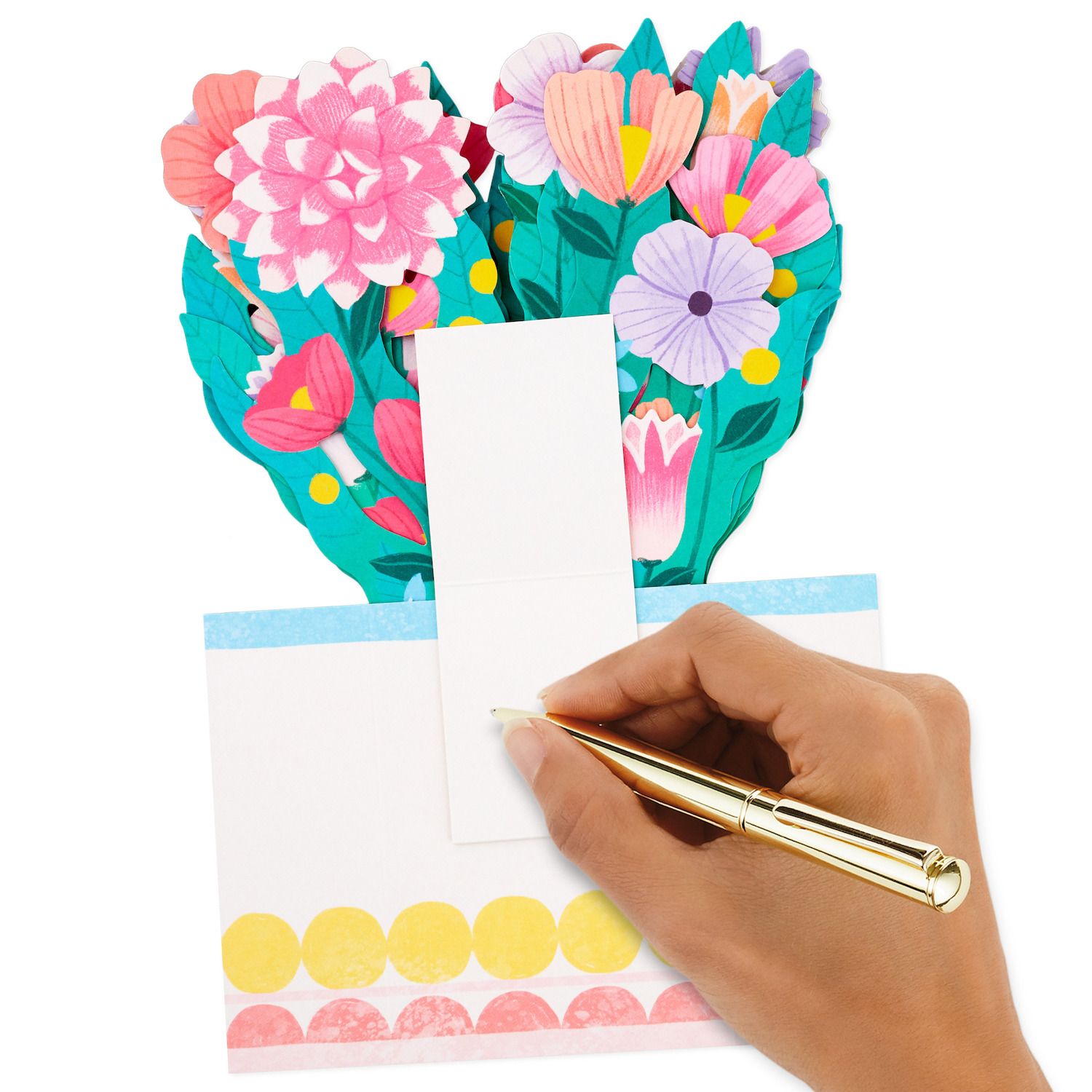 Paper Flower Bouquet Hallmark Paper Wonder Brthday Pop Up Card For ...