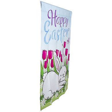 Happy Easter Bunny Outdoor House Flag 28" x 40"