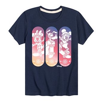 Disney's Boys 8-20 Skateboards Graphic Tee