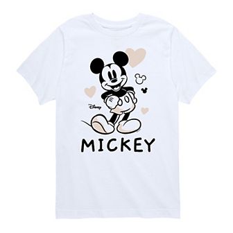 Disney's Mickey Mouse Boys 8-20 Hearts Graphic Tee