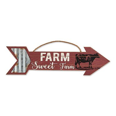 Set of 3 Unique Arrow Farmhouse Wooden Sign 23.25"