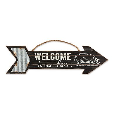 Set of 3 Unique Arrow Farmhouse Wooden Sign  23.25"