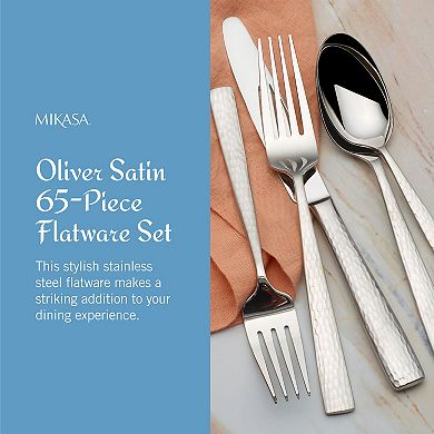 Mikasa Oliver 65-pc. Flatware Set with Serveware