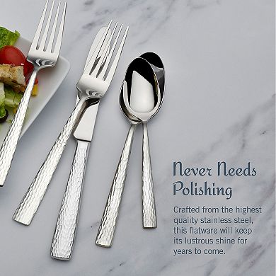 Mikasa Oliver Gleam 65-pc. Flatware Set with Serving Utensils