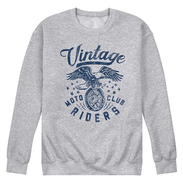 Men's Vintage Moto Club Rider Graphic Sweatshirt