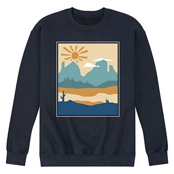Men's Cactus And Canyon Graphic Sweatshirt
