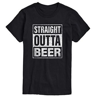 Big & Tall Straight Outta Beer Tee