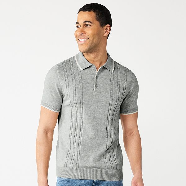 Men's Apt. 9® Cable Knit Polo