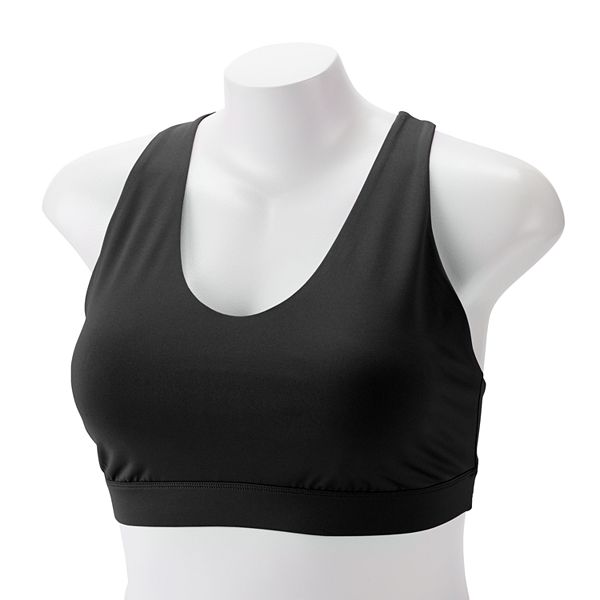 Plus Size Tek Gear® Medium Support V-Neck Sports Bra