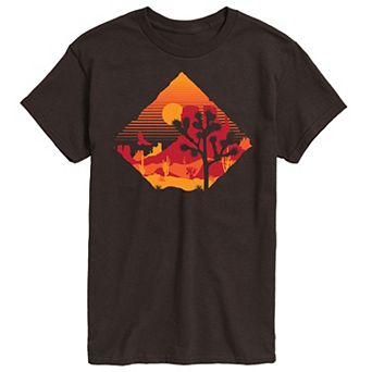 Men's Desert Sunset Graphic Tee