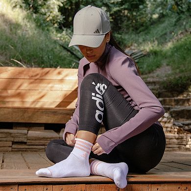 Women's adidas Cushioned 3-Stripe 3.0 High Quarter Socks 3-Pack Set