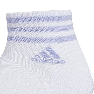 Women's adidas Cushioned 3-Stripe 3.0 High Quarter Socks 3-Pack Set