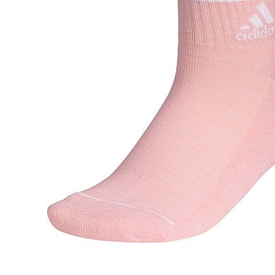 Women's adidas Cushioned 3-Stripe 3.0 High Quarter Socks 3-Pack Set