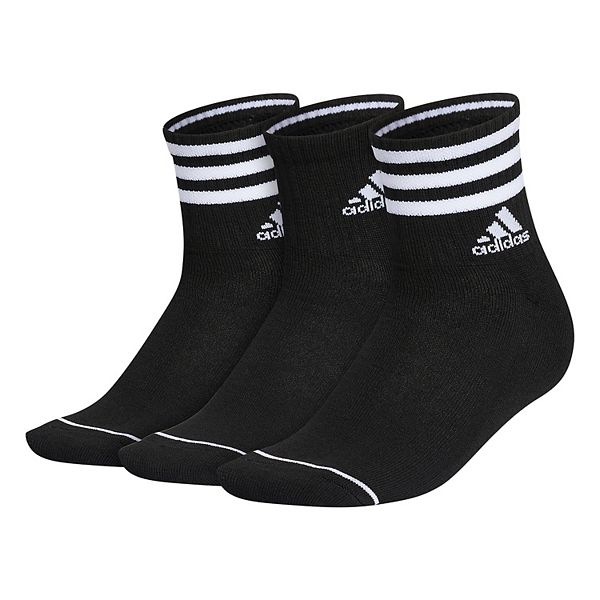 Women's adidas Cushioned 3-Stripe 3.0 High Quarter Socks 3-Pack Set