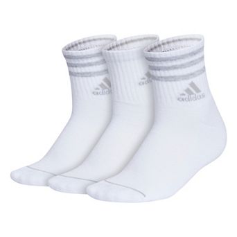 Women's adidas Cushioned 3-Stripe 3.0 High Quarter Socks 3-Pack Set