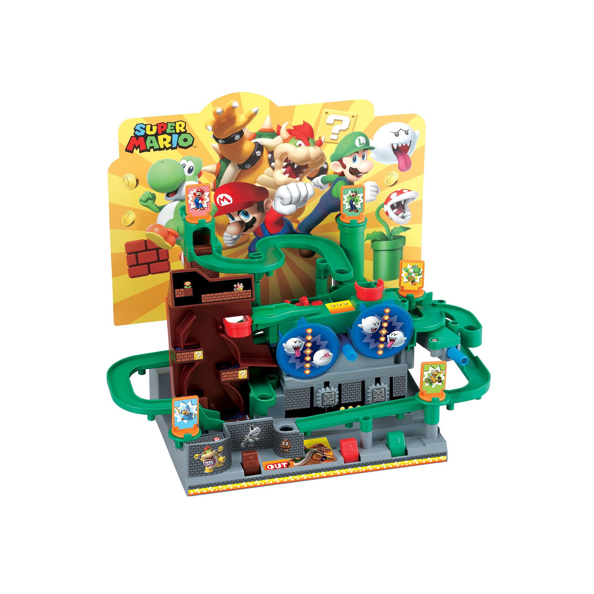 Epoch Games Super Mario Adventure DX Tabletop Skill and Action Game, Multi