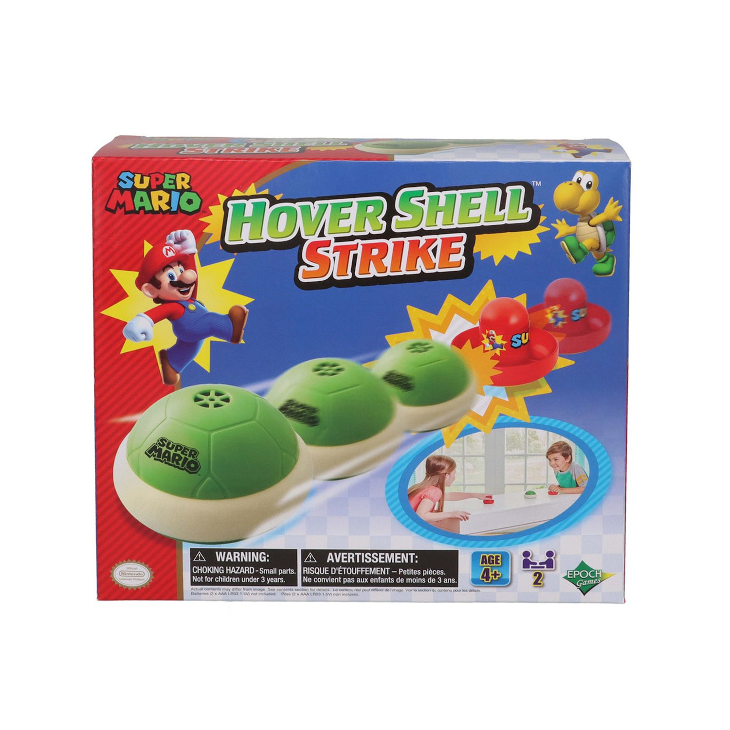 Детская игрушка Epoch Games Super Mario Hover Shell Strike Tabletop or Floor Multiplayer Sports Game — фото 1