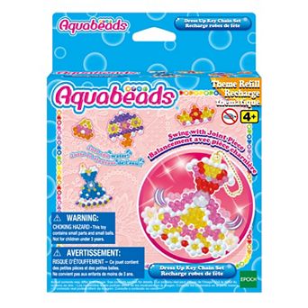 Aquabeads Arts & Crafts Dress Up Keychain Theme Bead Refill