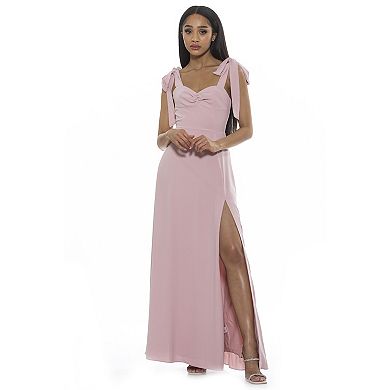 Women's ALEXIA ADMOR Side Slit Sweetheart Maxi Dress