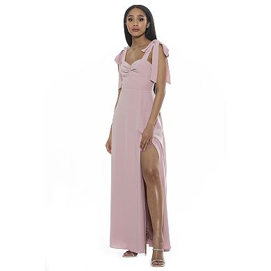 Women's ALEXIA ADMOR Side Slit Sweetheart Maxi Dress