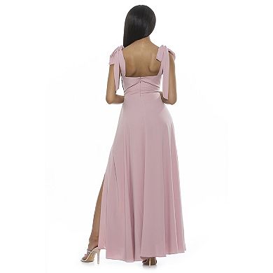 Women's ALEXIA ADMOR Side Slit Sweetheart Maxi Dress