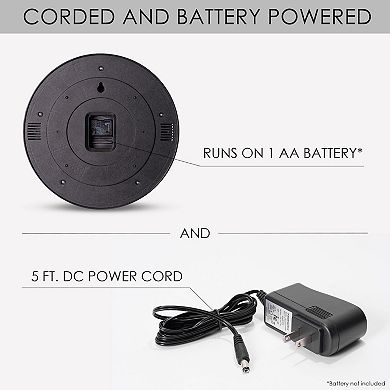 American Art Décor Corona Retro LED Neon Wall Clock