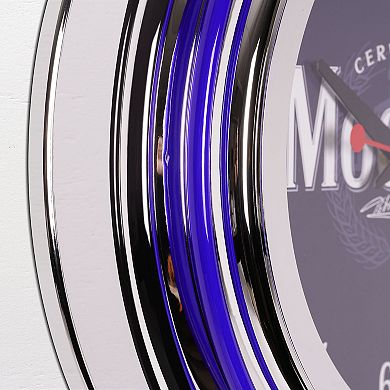 American Art Décor Modelo Retro LED Neon Wall Clock