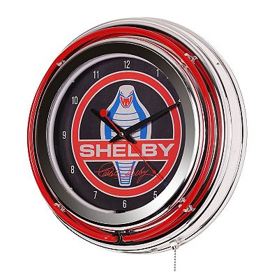 American Art Décor Shelby Retro LED Neon Wall Clock