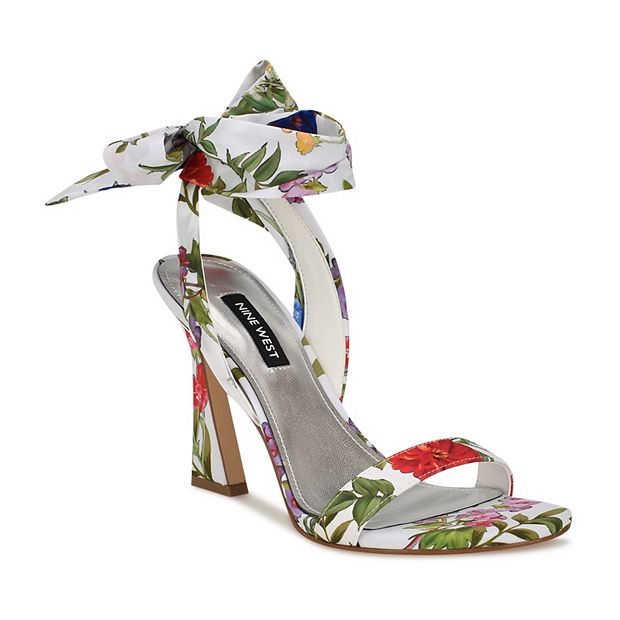 Nine west floral on sale sandals