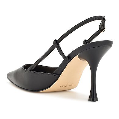Nine West Peni Pointy Toe Women's Slingback Dress Pumps