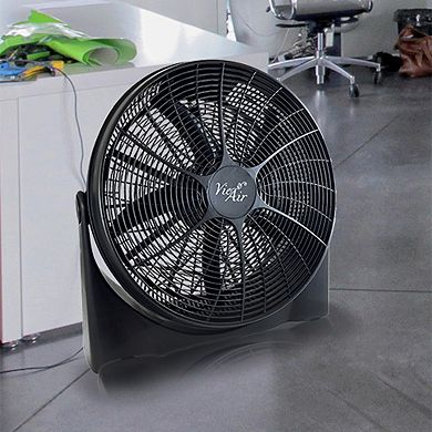 Vie Air 20 Inch High-Velocity 5 Blade Tilting Ultra Lightweight Turbo Floor Fan