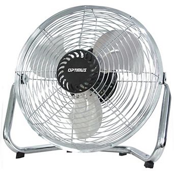 Optimus 12 in Industrial Grade High Velocity Fan with Chrome Grill