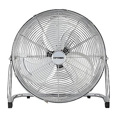 Optimus 12 in. Industrial Grade High Velocity Fan with Chrome Grill