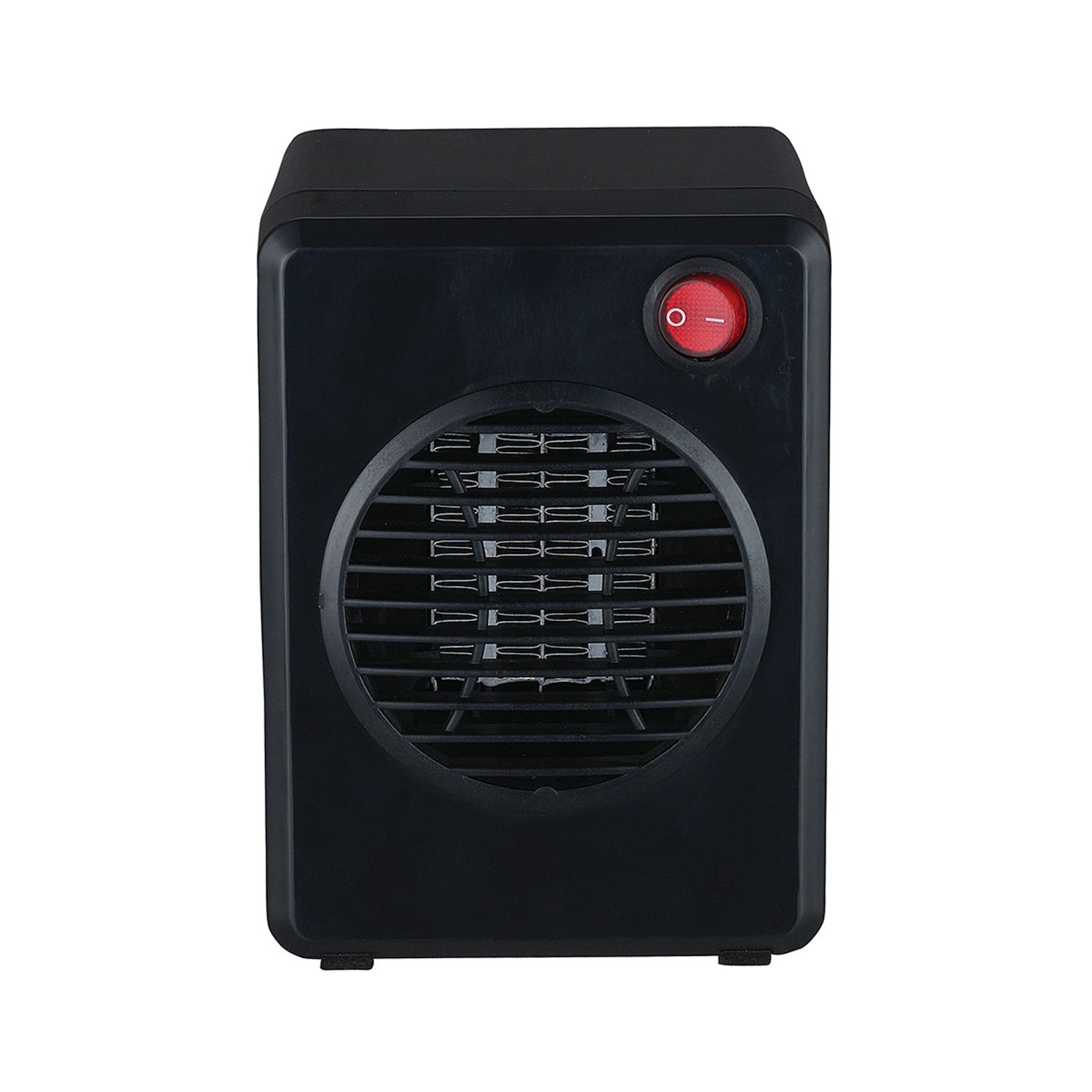 Ontel Handy Heater Pure Warmth Ceramic Space Heater, 1200 Watts, 3-Speed  Adjustable, Quiet Operation (Pack of 1), Black