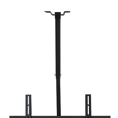 MegaMounts 37-70 Inch Tilting And Rotating Adjustable Height Ceiling Television Mount for LED, LCD, and Plasma Screens