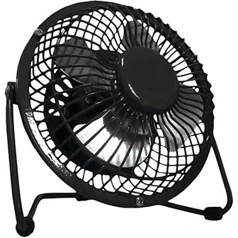 Optimus 4 in Personal Metal Fan in Black