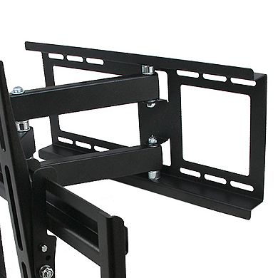 MegaMounts Full Motion Television Wall Mount with Bubble Level for 32-70 Inch Displays