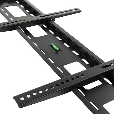 MegaMounts Fixed Wall Mount with Bubble Level for 37-100 Inch LCD, LED, and Plasma Screens