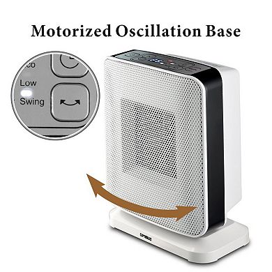 Optimus Portable Oscillation Ceramic Heater with LED Display