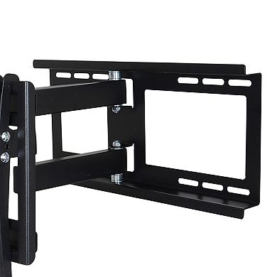 MegaMounts Full Motion Wall Mount with Bubble Level for 26 - 55 Inch LCD, LED, and Plasma Screens