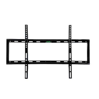 MegaMounts Smooth Black Matt Finish Fixed Television Mount for 26 - 55 Inch Plasma/LCD/LED Televisions