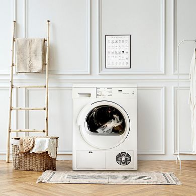 Juvale Laundry Room Symbols Sign, Wall Decor (11.8 x 15.7 Inches)