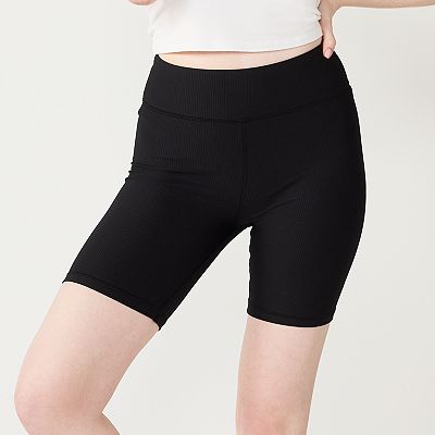 Long Biker Shorts Juniors Juniors NO Boundaries High Waisted Bike