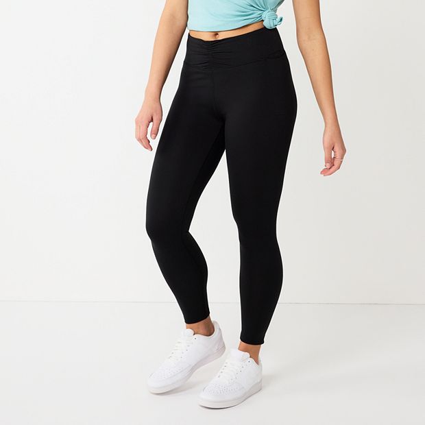 Juniors' SO® Cinched Waistband Sporty Pocket Leggings