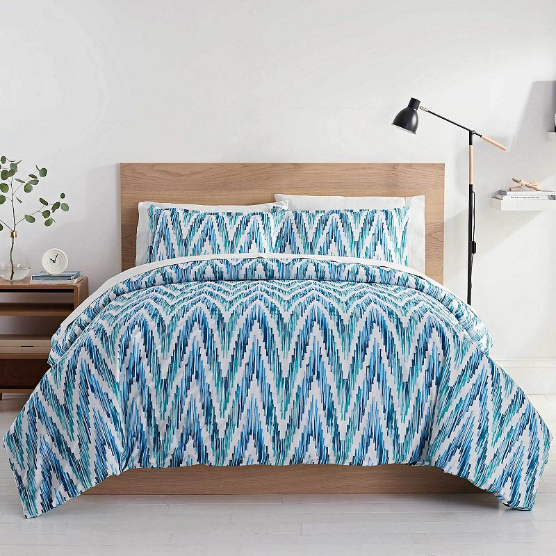 78355489 Martex Color Solutions Watercolor Chevron Comforte sku 78355489