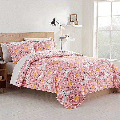 Martex Color Solutions Path of Poppies Comforter Set