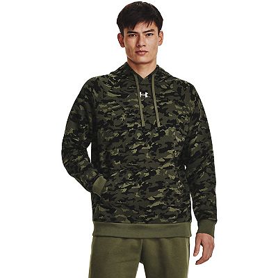 Men s Under Rival Fleece Camo Hoodie