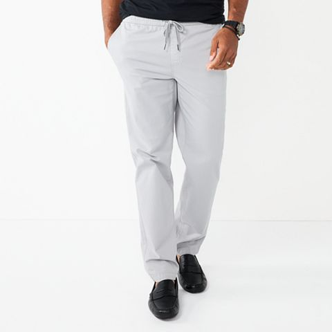 Мужские брюки Sonoma Goods For Life Men's Sonoma Goods For Life® Slim-Fit Pull-On Pants