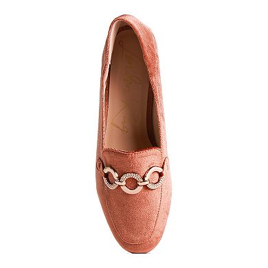 London Rag Women's Metal Detail Loafers